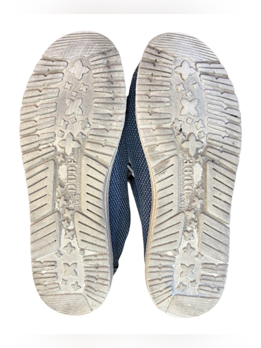 HEY DUDE Wally Braided Loafers Blue Night Men’s Size 10 - Picture 7 of 8